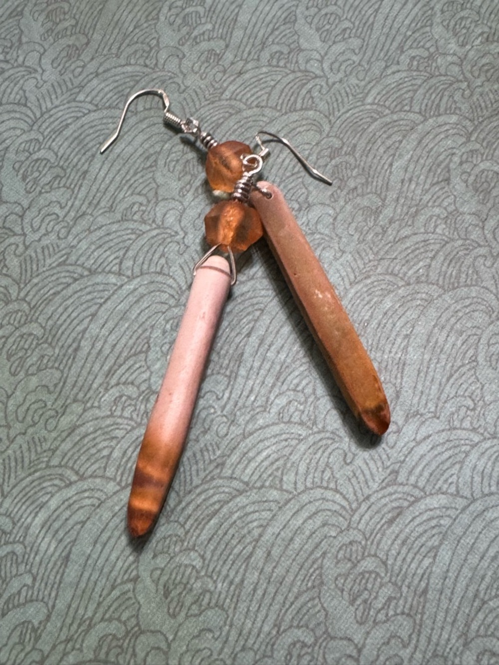 WANA (SEA URCHIN) SPIKE EARRINGS HANDMADE NEW